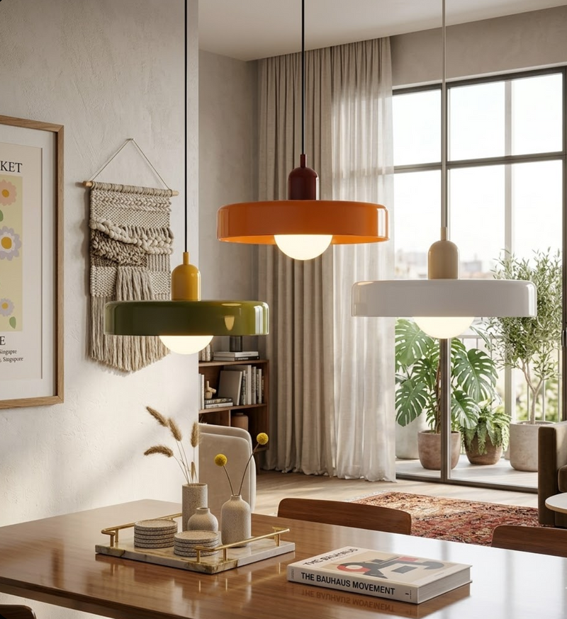 Modern Glass Pendant Light – Compact LED Hanging Lamp