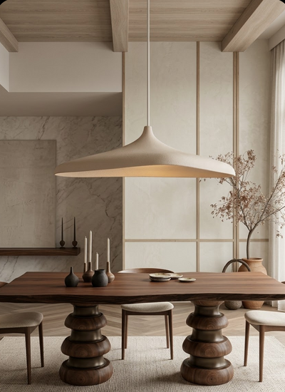 Japanese Style Pendant Light – Handcrafted LED Hanging Lamp