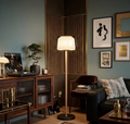 Modern Glass Floor Lamp – Elegant LED Decorative Lighting