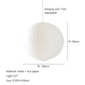 Japanese Wabi-Sabi Rice Paper Pendant Light