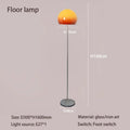 Bauhaus Floor Lamp – Retro Glass Mushroom Design