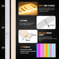 COB LED Strip Light 220V – High Density 288 LEDs/m Waterproof Flexible Light