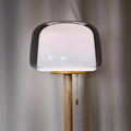 Modern Glass Floor Lamp – Elegant LED Decorative Lighting
