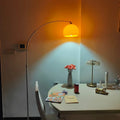 Korean Style Floor Lamp – Modern Chrome LED Lighting