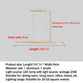 Modern Bamboo Pendant Light – Elegant LED Ceiling Fixture