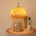 Bauhaus Floor Lamp – Retro Glass Mushroom Design