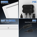 Solar Panel RVPOZWER 100W 12V Monocrystalline