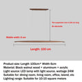 Modern Bamboo Pendant Light – Elegant LED Ceiling Fixture
