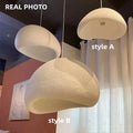 Wabi-Sabi Pendant Light – Modern Minimalist LED Hanging Lamp
