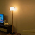 Modern Glass Floor Lamp – Elegant LED Decorative Lighting