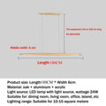 Modern Bamboo Pendant Light – Elegant LED Ceiling Fixture