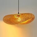 Handmade Bamboo Pendant Light – Nordic LED Hanging Lamp