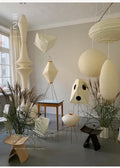 Japanese Wabi-Sabi Rice Paper Pendant Light