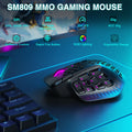 Tri-Mode MMO Gaming Mouse