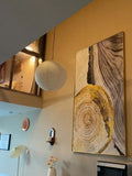 Japanese Wabi-Sabi Rice Paper Pendant Light