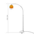 Korean Style Floor Lamp – Modern Chrome LED Lighting