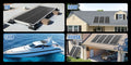 Solar Panel RVPOZWER 100W 12V Monocrystalline