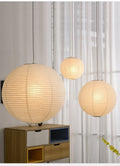 Japanese Wabi-Sabi Rice Paper Pendant Light
