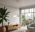 Modern Glass Pendant Light – Compact LED Hanging Lamp