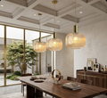 Vintage Glass Pendant Light – Elegant LED Hanging Fixture