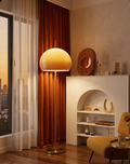 Bauhaus Floor Lamp – Retro Glass Mushroom Design