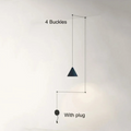 Minimalist Aluminum Hanging Lamp - Modern E27 Pendant Light