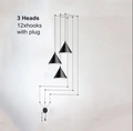 Minimalist Aluminum Hanging Lamp - Modern E27 Pendant Light