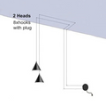 Minimalist Aluminum Hanging Lamp - Modern E27 Pendant Light