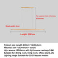 Modern Bamboo Pendant Light – Elegant LED Ceiling Fixture