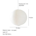 Japanese Wabi-Sabi Rice Paper Pendant Light