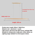 Modern Bamboo Pendant Light – Elegant LED Ceiling Fixture