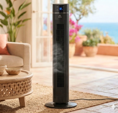 Tower Fan with Remote & Anion Cooling