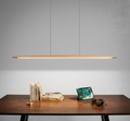 Modern Bamboo Pendant Light – Elegant LED Ceiling Fixture