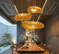 Handmade Bamboo Pendant Light – Nordic LED Hanging Lamp