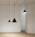 Minimalist Aluminum Hanging Lamp - Modern E27 Pendant Light