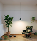 Minimalist Aluminum Hanging Lamp - Modern E27 Pendant Light
